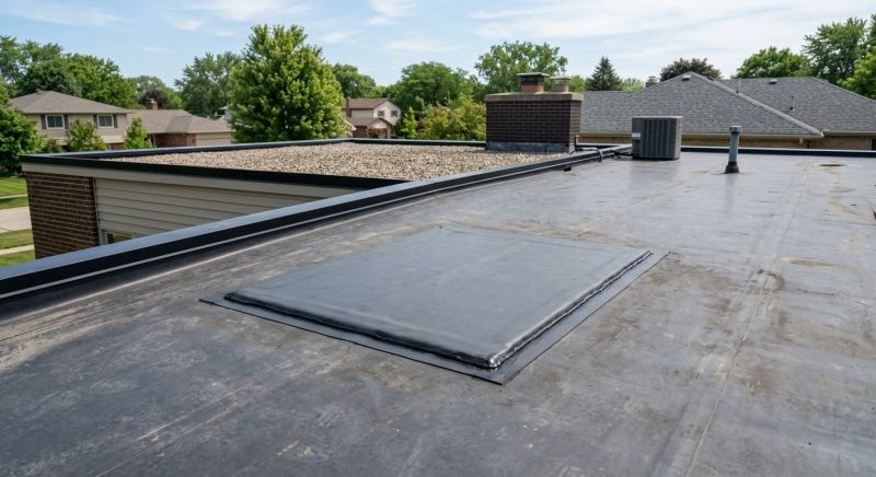 Rubber Roof Repair in New Lenox, IL