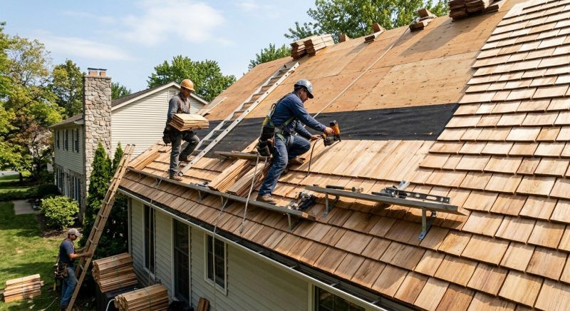 Shake Roof Replacement in Brookfield, IL