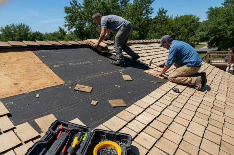 Shake Shingle Repair in Glen Ellyn, IL