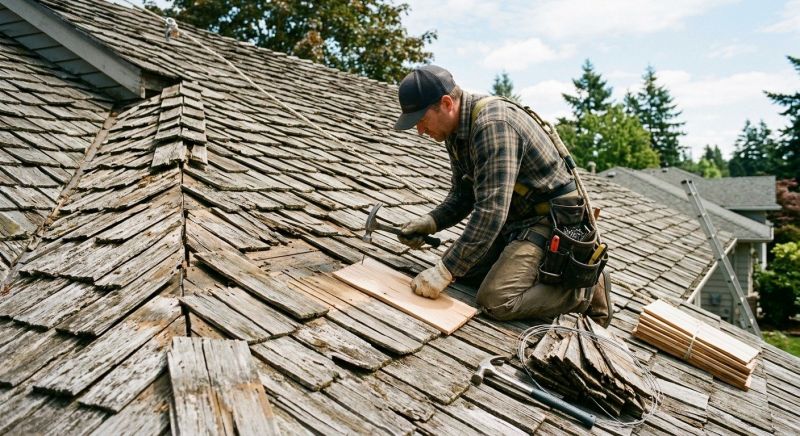 Shake Shingle Repair in Hillside, IL