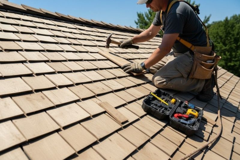 Shake Shingle Repair in Romeoville, IL