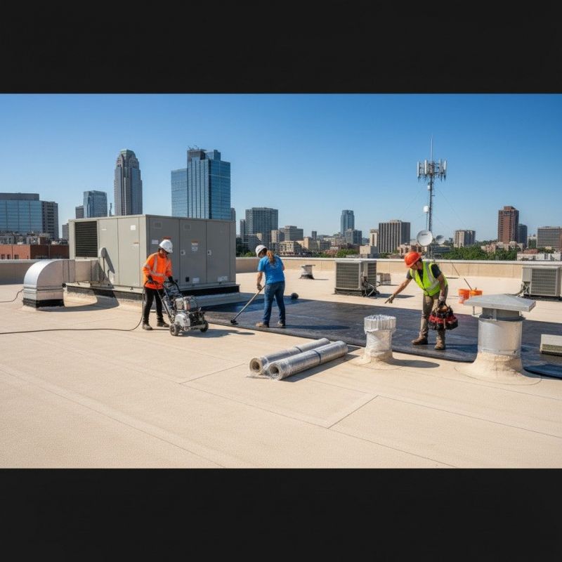 Single Ply Roof Repair in Carol Stream, IL