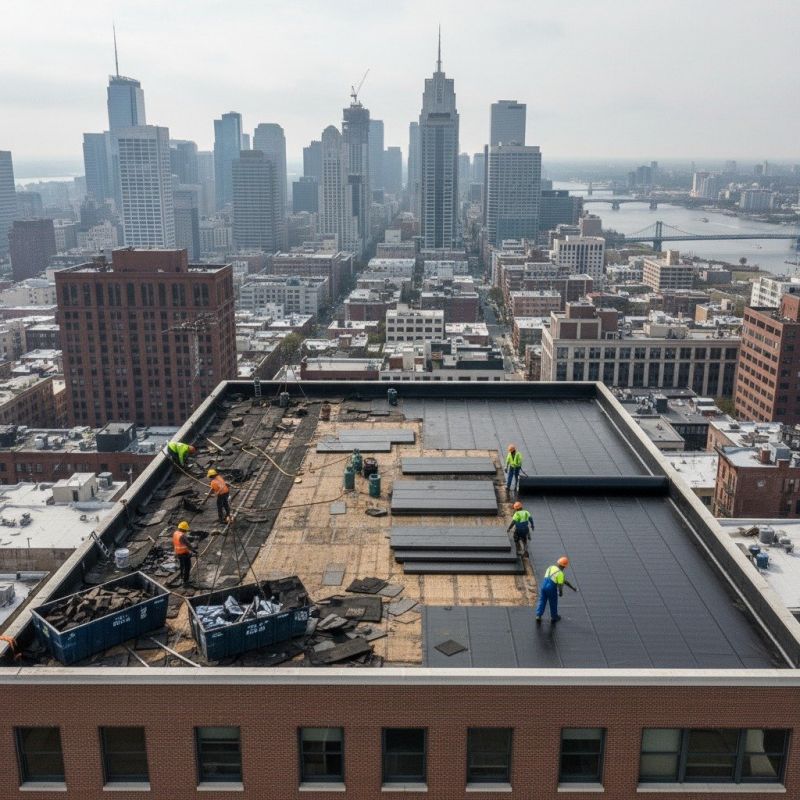 Single Ply Roof Replacement in Hinsdale, IL