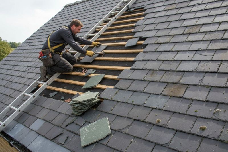 Slate Roof Repair in Hillside, IL