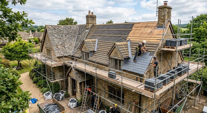 Slate Roof Replacement in Lockport, IL