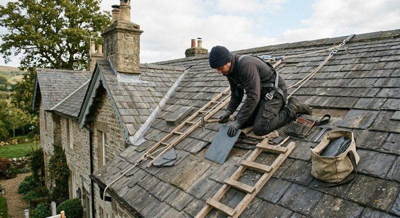 Slate Shingles Repair in Elgin, IL