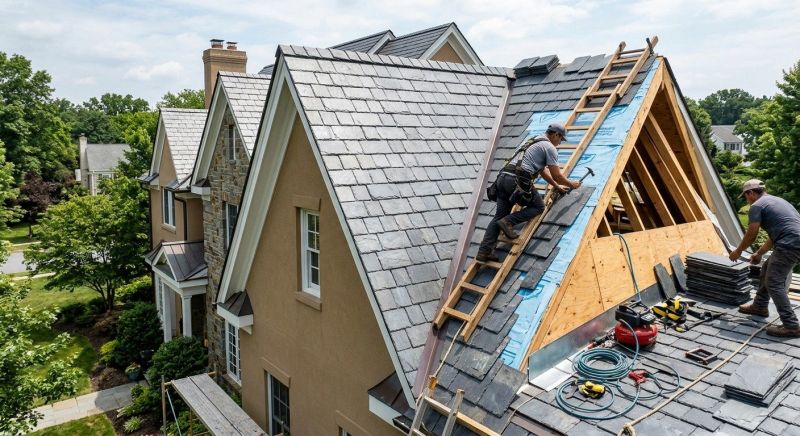 Slate Shingles Repair in Plano, IL