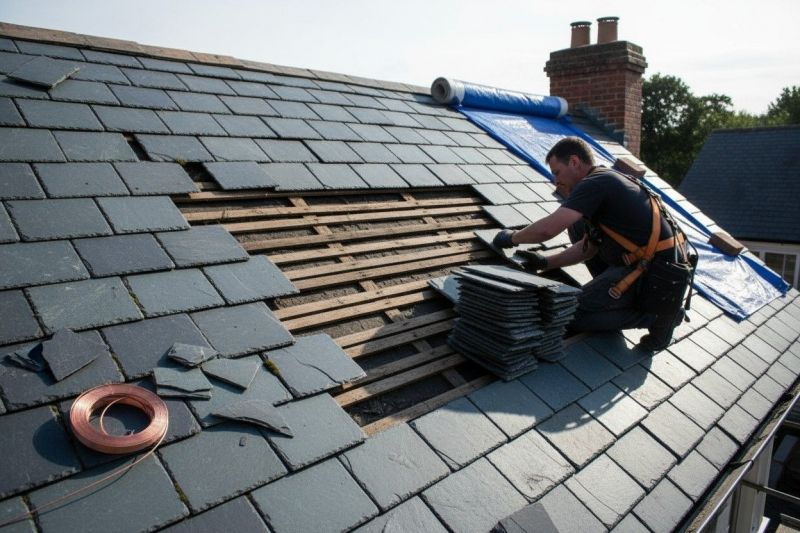 Slate Shingles Repair in Woodridge, IL