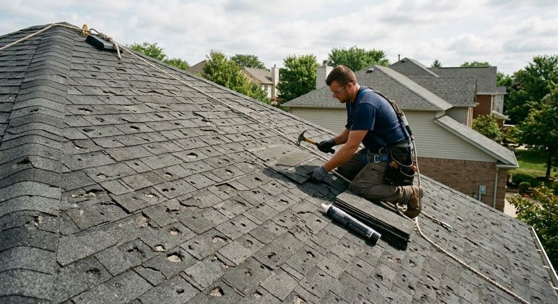 Storm Damage Roof Repair in Elgin, IL