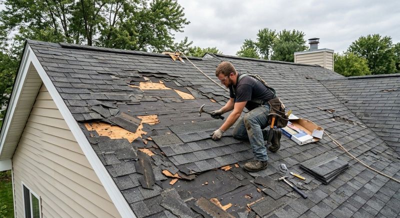 Storm Damage Roof Repair in Elk Grove Village, IL