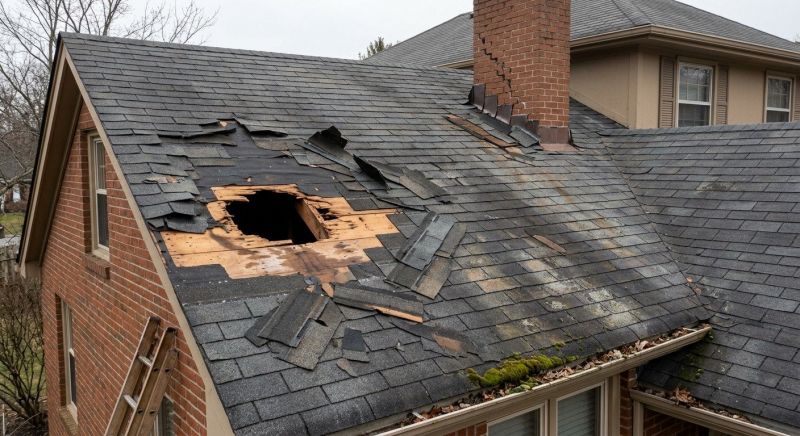 Storm Damage Roof Repair in Elk Grove Village, IL