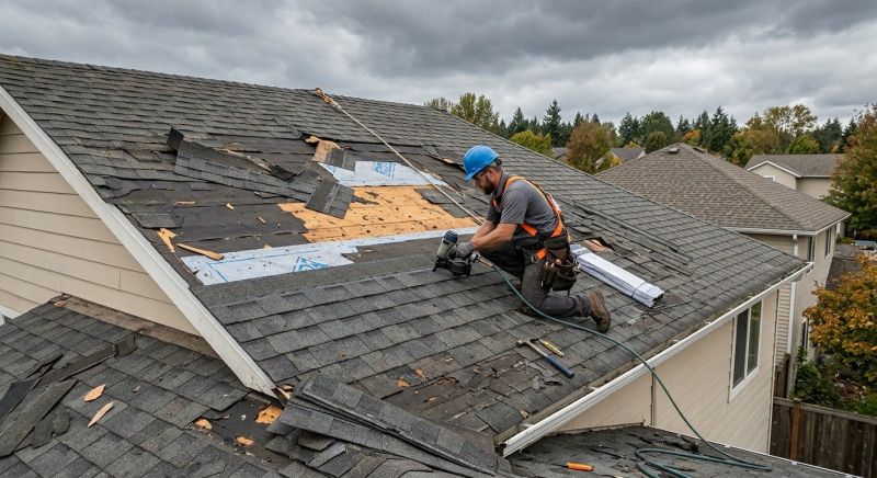 Storm Damage Roof Repair in Plainfield, IL