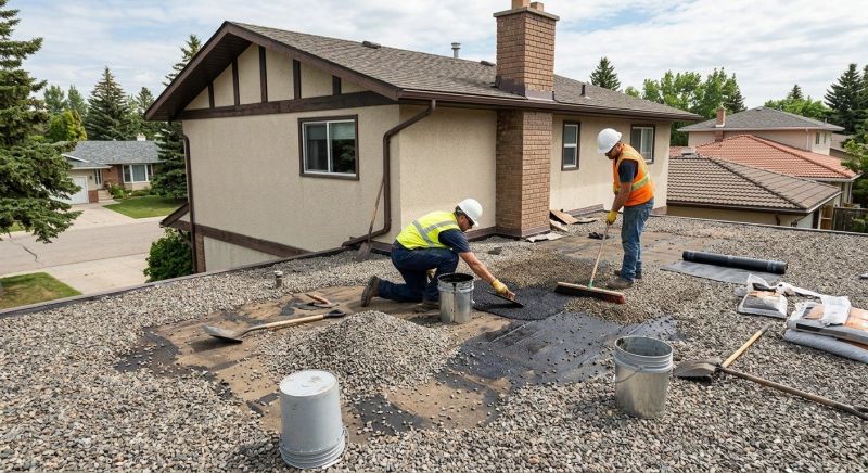 Tar And Gravel Roof Repair in Aurora, IL