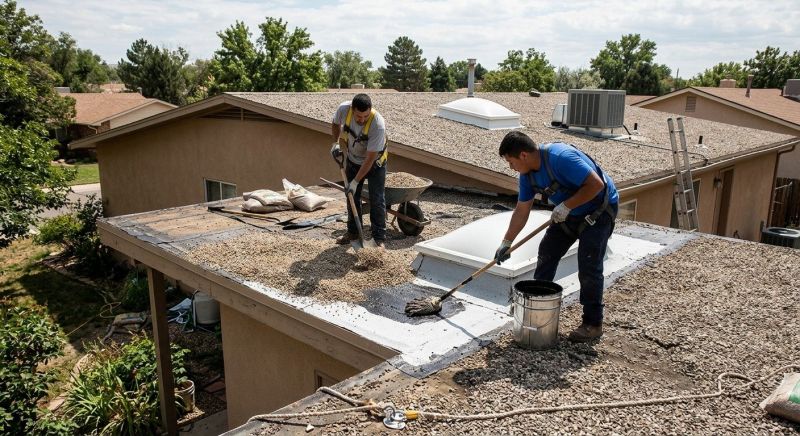 Tar And Gravel Roof Repair in Dupage County, IL