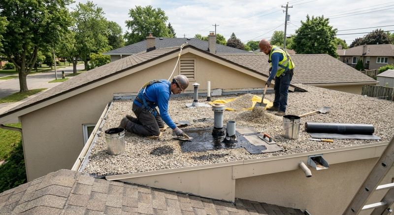 Tar And Gravel Roof Repair in Dupage County, IL