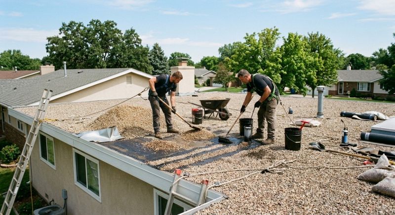 Tar And Gravel Roof Repair in Melrose Park, IL