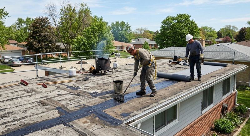 Tar Roof Repair in Brookfield, IL
