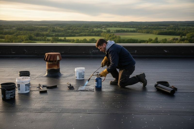 Tar Roof Repair in Joliet, IL