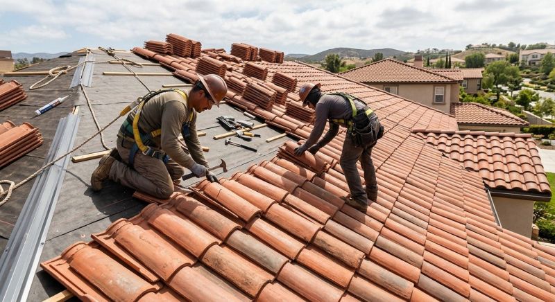 Tile Roof Installation in Sandwich, IL