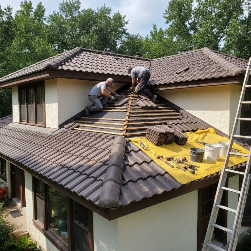 Tile Roof Repair in Aurora, IL