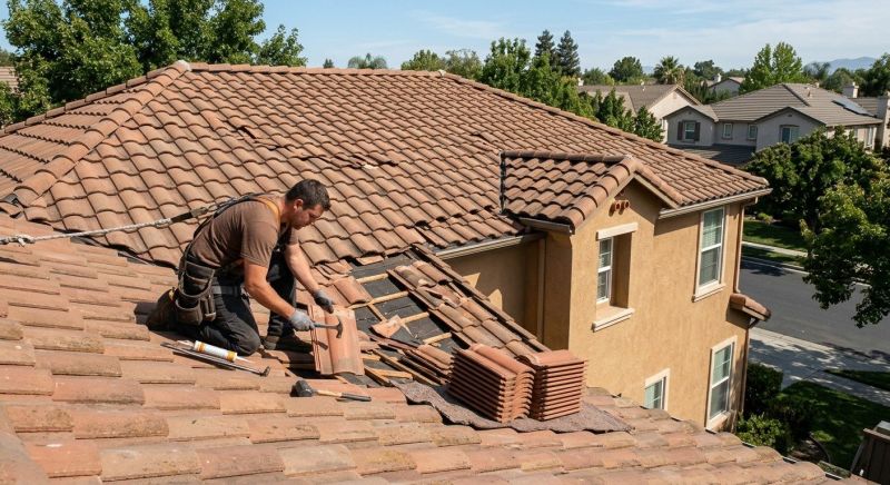 Tile Roof Repair in Aurora, IL