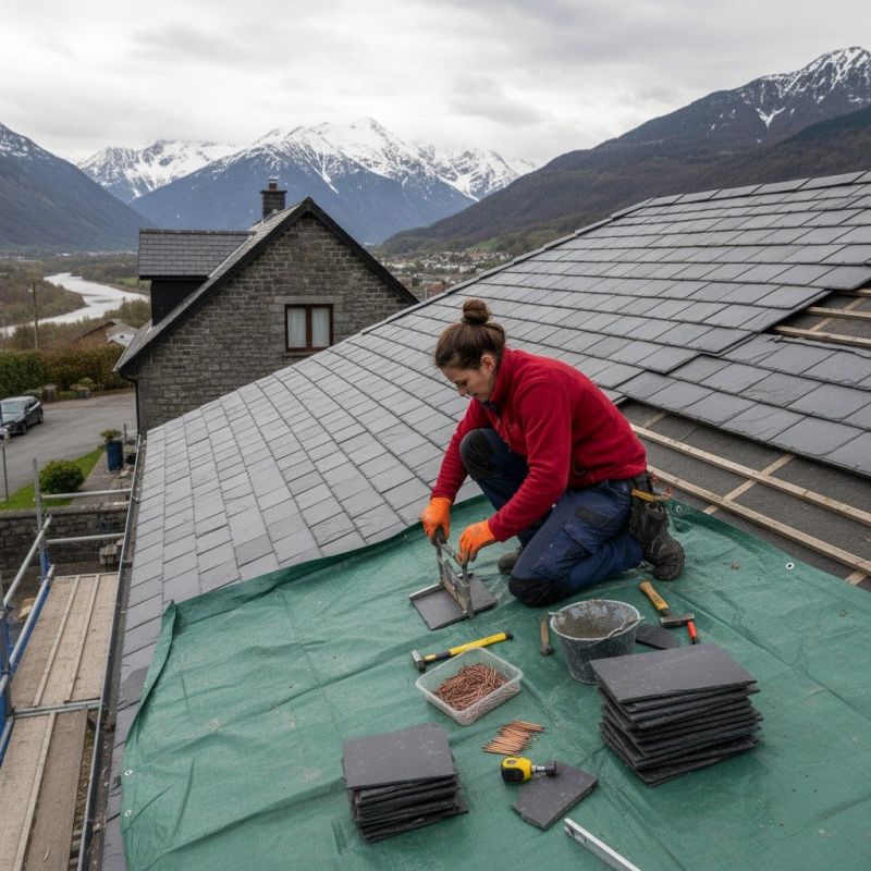 Tile Roof Repair in Elgin, IL