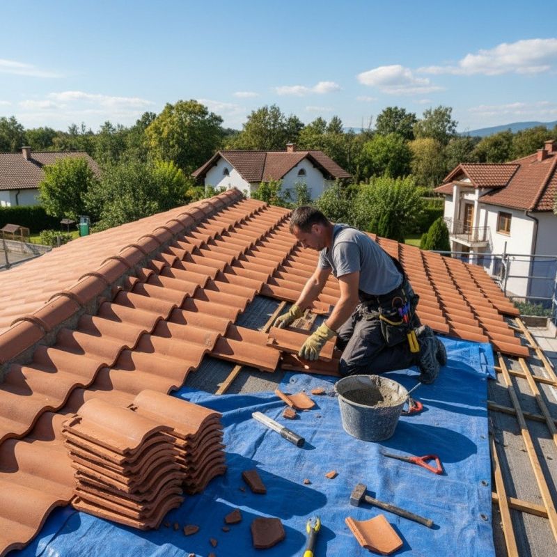 Tile Roof Repair in Romeoville, IL