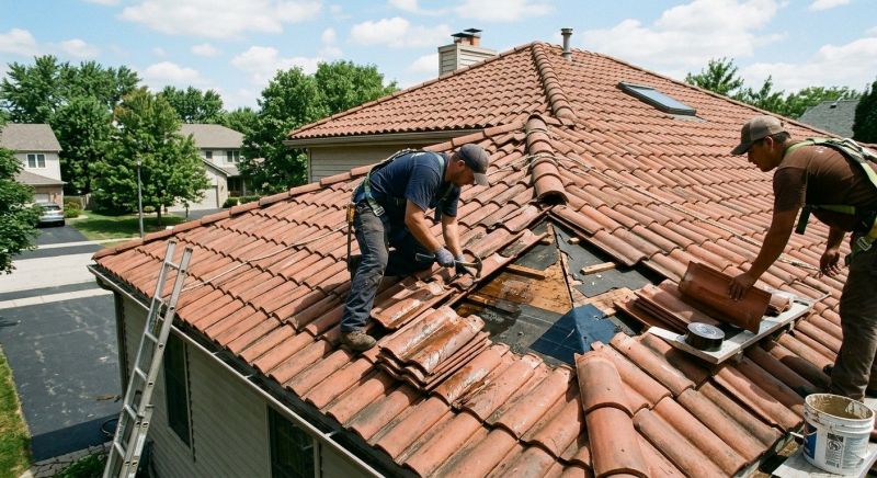 Tile Roof Repair in Woodridge, IL