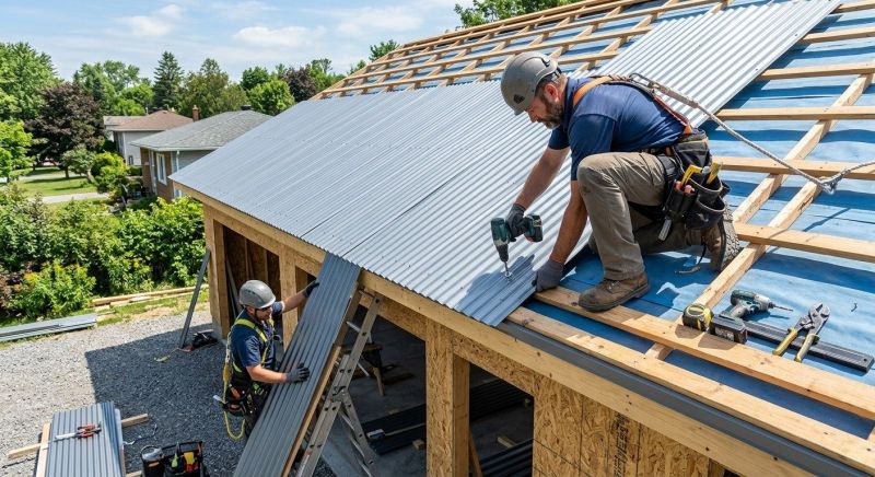 Tin Roof Installation in Bloomingdale, IL