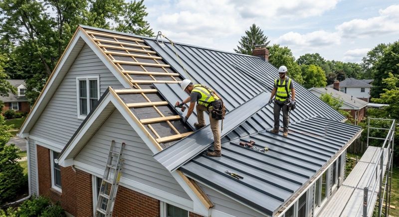 Tin Roof Installation in Bloomingdale, IL