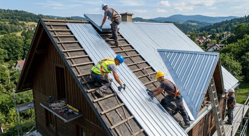 Tin Roof Installation in Darien, IL