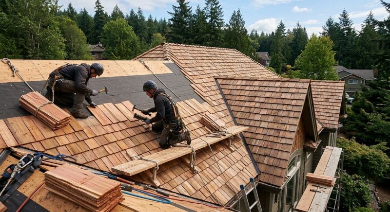 Wood Roofing Installation in Aurora, IL