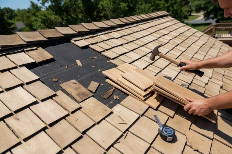 Wood Shake Roof Repair in Addison, IL