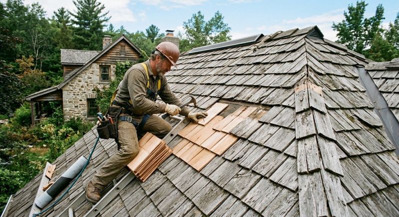 Wood Shake Roof Repair in Melrose Park, IL