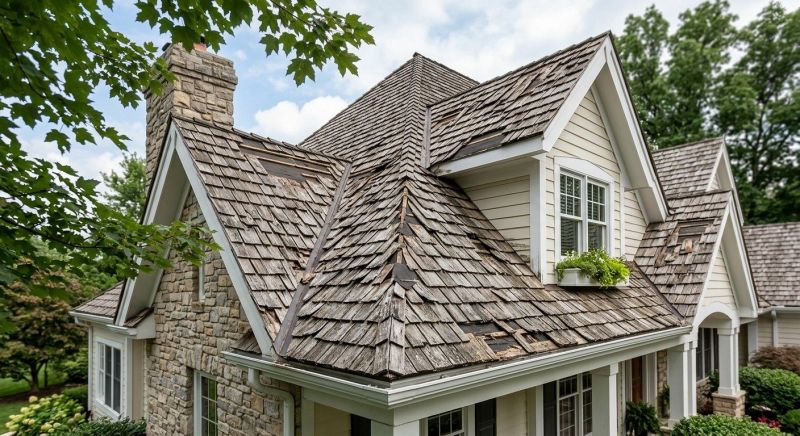 Wood Shake Roof Repair in Palos Park, IL
