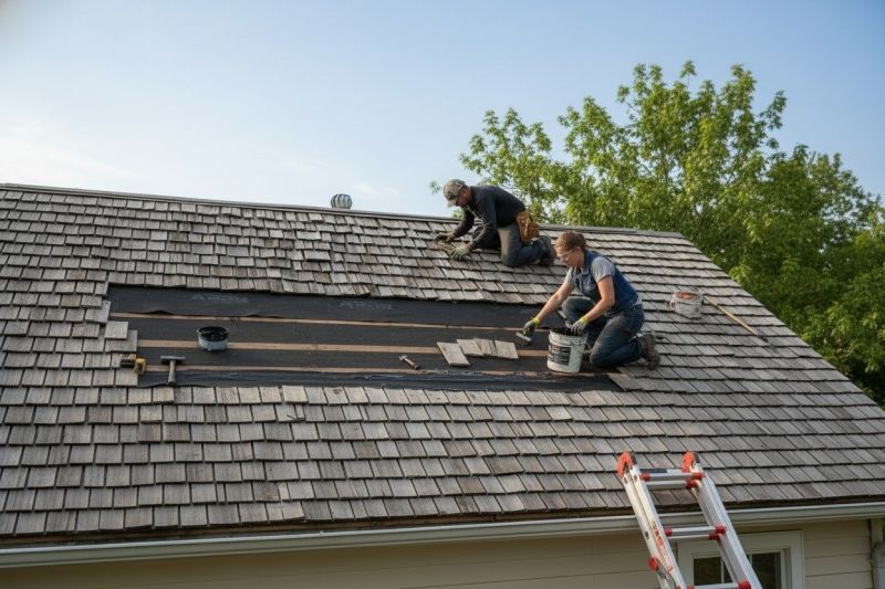 Wood Shake Roof Repair in Plano, IL
