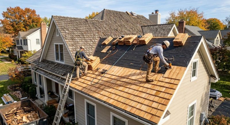 Wood Shake Roof Replacement in Bloomingdale, IL