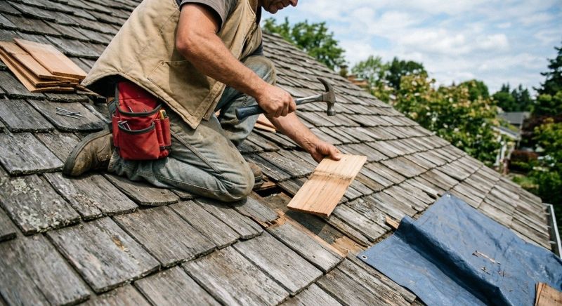 Wood Shingles Repair in Elgin, IL